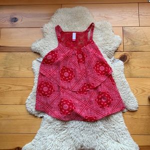 No Boundaries | Red Handkerchief Print Tank